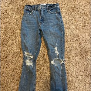 Abercrombie & Fitch. The skinny high rise jeans Size 26
